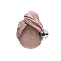 MON MOU Рушник-тюрбан з натуральним шовком бежевий