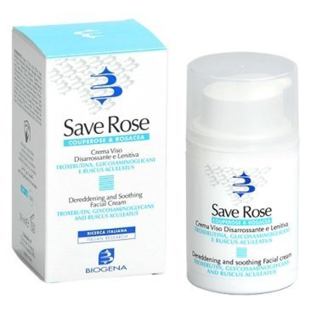 Biogena Save Rose SPF15 50ml Денний крем для шкіри з куперозом