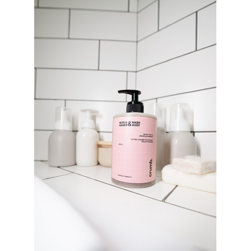 Crumb Tobacco & papyrus 500ml Гель для душа со скрабом для рук и тела