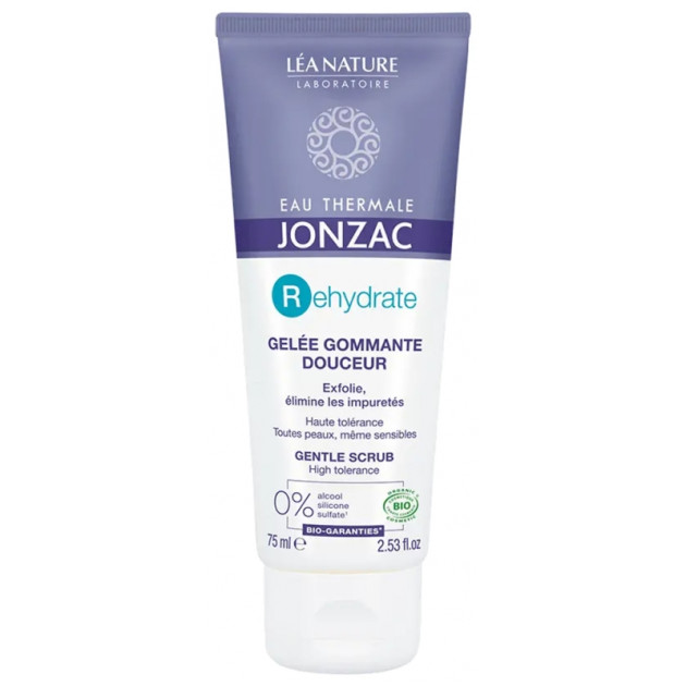 Eau de Jonzac REhydrate Gele Gommante Douceur Bio 75 ml Отшелушивающее средство для очищения кожи