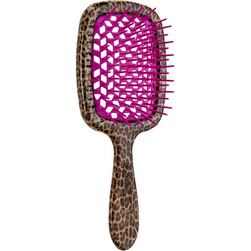 Щетка Janeke Superbrush The Original SP230MAC FUX Леопардовая с фуксией