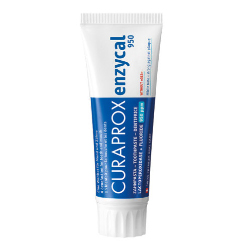 CURAPROX Enzycal 950 ppm 75ml Зубна паста ферментна Enzycal з фтором