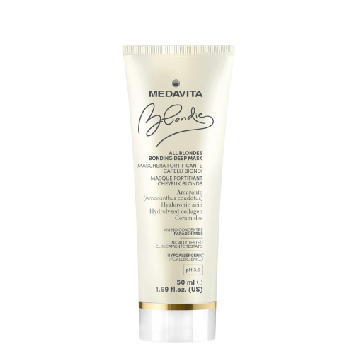 Medavita Blondie All Blondes Bonding Deep Mask 50ml Глибоко укріплююча маска для всіх типів білявого волосся