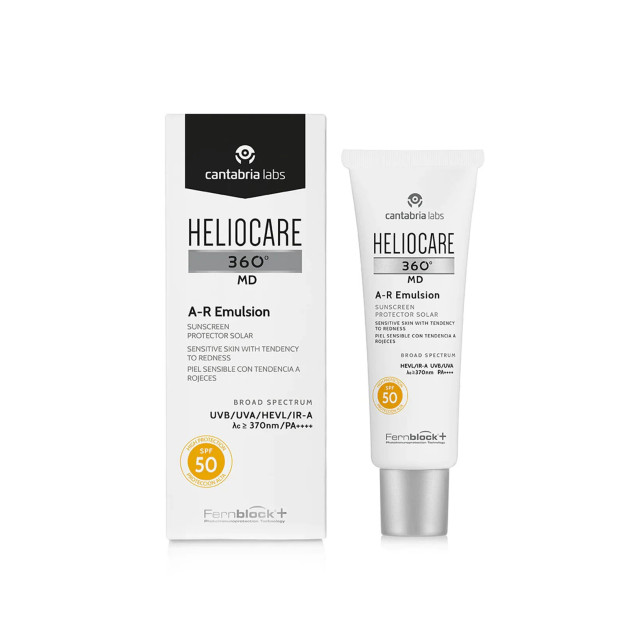 Cantabria Labs Heliocare 360 ​​MD A-R Emulsion SPF 50+ 50ml Солнцезащитная эмульсия для кожи склонной к покраснениям