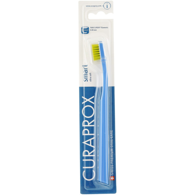 CURAPROX smart ultra soft 5-12 Years Зубная щетка средней жесткости для детей (синяя)