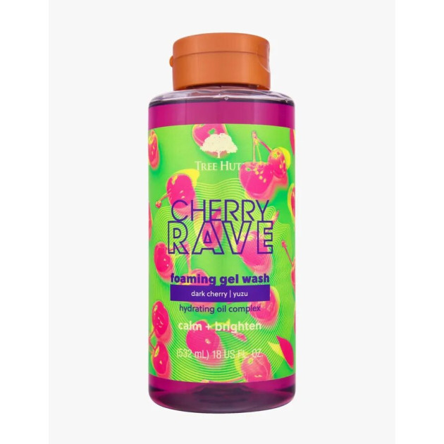 Tree Hut Cherry Rave Foaming Gel Wash 532ml Гель для душа