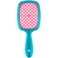 Janeke Small Superbrush The Original 86SP234AR Щітка мала Бірюзова з рожевим