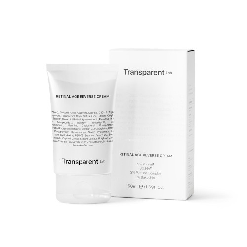 Transparent Lab Retinal Age Reverse Cream 50 ml Антивіковий крем для обличчя з ретиналем та бакучиолом