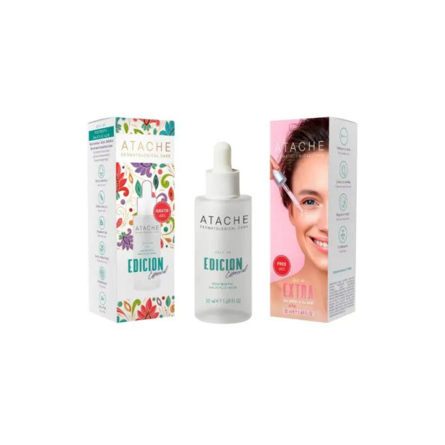 Atache Oily Skin Postbiotic Salicylic Acid Serum 50ml Сыворотка для проблемной кожи с кислотами