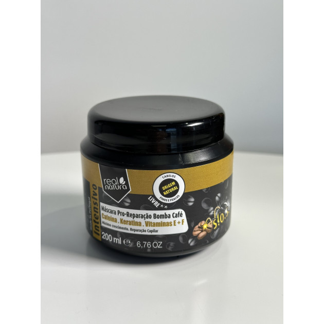 Real Natura Pro-Reparacao Bomba Cafe 200ml Восстановительная маска для волос