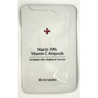 SAMPLE Cuskin Dr.Solution Niacin 10% Vitamin C Ampoule Зразок ампули з ніацинамідом та вітаміном С