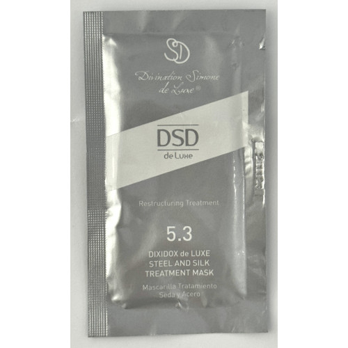 SAMPLE DSD de Luxe 5.3 Dixidox Steeland Silk Treatment Mask Зразок відновлюючої маски Сталь та шовк