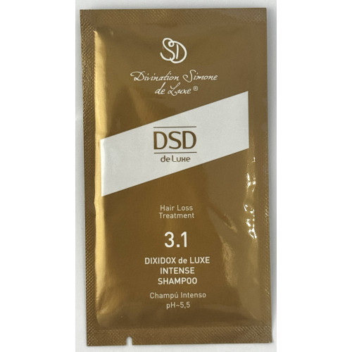 SAMPLE DSD de Luxe 3.1 Dixidox Intense Shampoo Зразок шампуню для стимуляції росту та зміцнення волосся