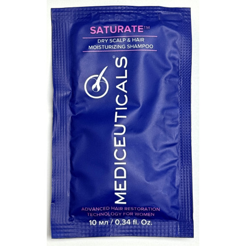 SAMPLE Mediceuticals Saturate Shampoo Зразок шампуню для жінок проти випадіння волосся