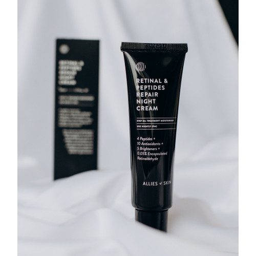 Allies of Skin Retinal & Peptides Repair Night Cream 50ml Ночной антивозрастной крем для лица