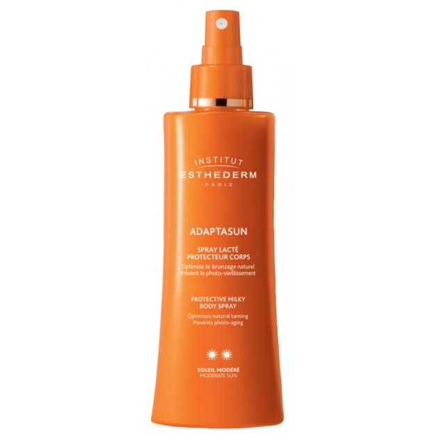 Institut Esthederm Adaptasun Spray Lacte Protecteur Corps Soleil Modere 150 ml Захисне молочко-спрей для тіла