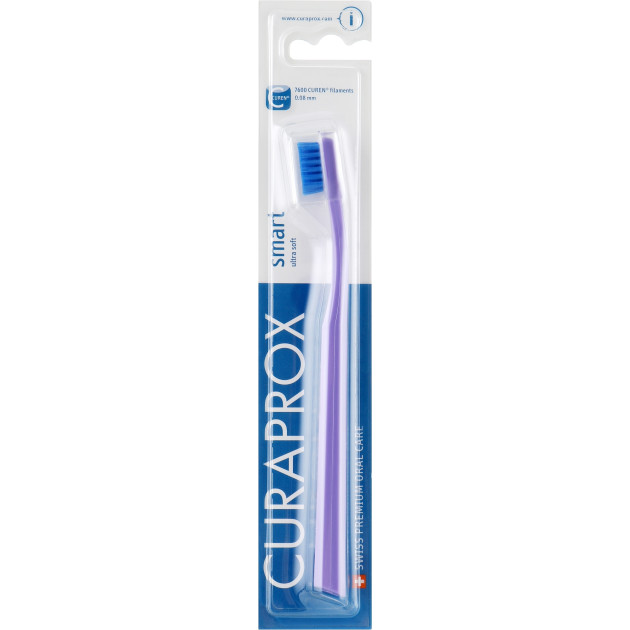 CURAPROX smart ultra soft 5-12 Years Зубная щетка средней жесткости для детей (фиолетовая)