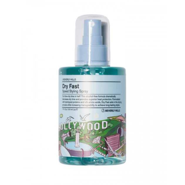 JBeverly Hills Dry Fast Speed Styling Spray  210ml Спрей Термозахист для захисту волосся