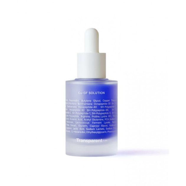 Transparent Lab Cu-GF Solution 30 ml Сироватка з пептидами міді та факторами росту