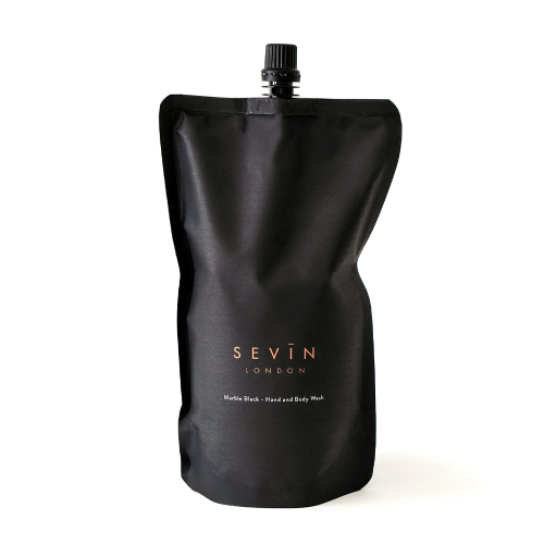 SEVIN Marble Black Hand and Body Wash 500 ml Гель для рук та тіла Refill Pouch