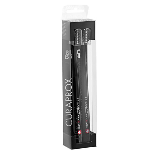 CURAPROX Black Is White Duo Black UltraSoft Набір зубних щіток