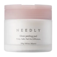 Needly Glow peeling pad 60шт Пілінг-педи для оновлення та сяйва проблемної шкіри