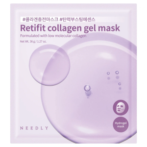Needly Retifit Collagen Gel Mask 1 шт * 36g Гідрогелева маска з колагеном та ретинолом