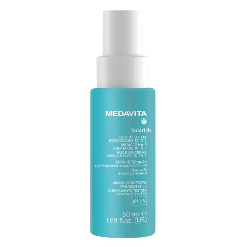 Medavita Solarich Olio In Crema 50 ml Сонцезахисна крем-олія для волосся 10 в 1 із дзеркальним ефектом