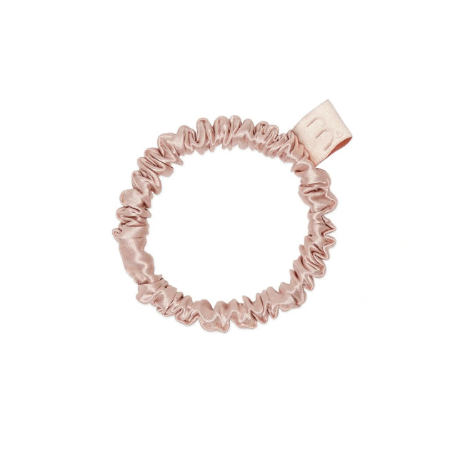 MON MOU Silk Slim Scrunchie Тонкая шелковая резинка (нюдовая)