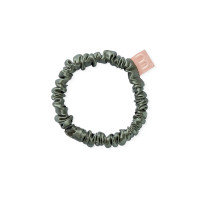 MON MOU Silk Slim Scrunchie Тонка шовкова резинка (оливкова)