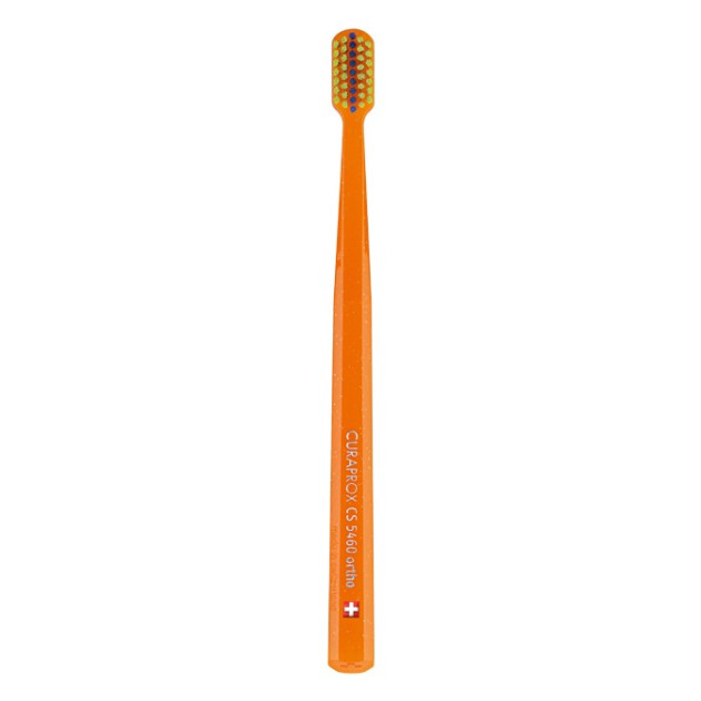 CURAPROX ortho ultra soft Ортодонтична зубна щітка (помаранчева)