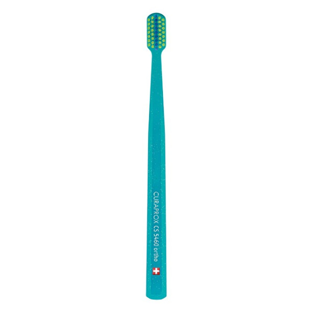 CURAPROX ortho ultra soft Ортодонтическая зубная щетка (зеленая)