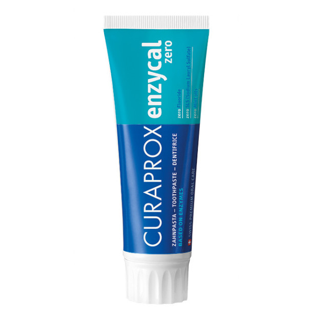 CURAPROX Enzycal Zero 75ml Зубная паста ферментная Enzycal без фтора