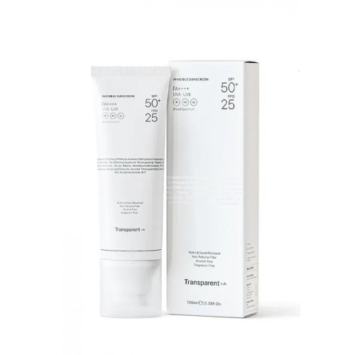 Transparent Lab Invisible Sunscreen SPF50+ 100ml Невидимий сонцезахисний крем