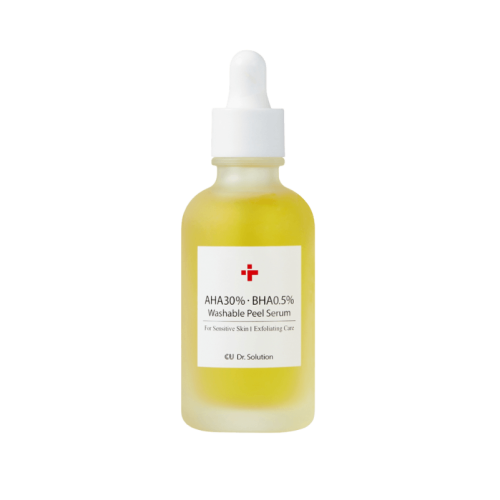 CU Skin Dr.Solution AHA 30% BHA 0.5% Washable Peel Serum 50ml Пілінг-сироватка з AHA 30% та BHA 0,5% кислотами