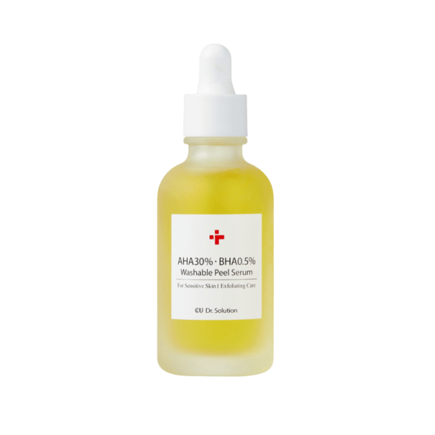 CU Skin Dr.Solution AHA 30% BHA 0.5% Washable Peel Serum 50ml Пілінг-сироватка з AHA 30% та BHA 0,5% кислотами