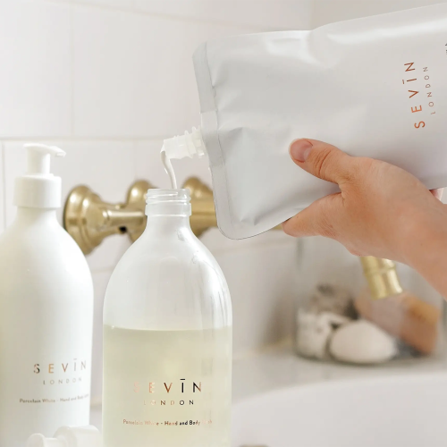 SEVIN Porcelain White Hand and Body Wash 500 ml Гель для рук та тіла Refill Pouch
