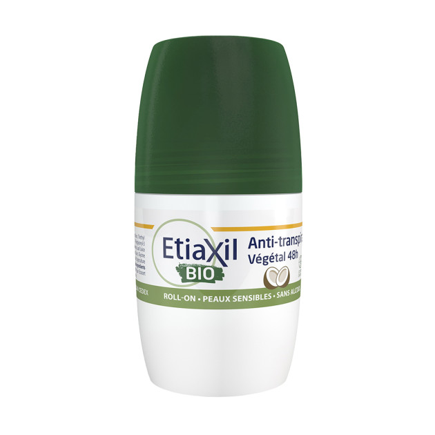 Etiaxil Anti-Perspirant Vegetal Protection 48H Roll-On Сoconut 50 мл Антиперспірант органічний з ароматом кокосу для пахв