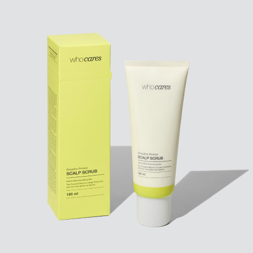 WhoCares Pumpkin Protein Scalp Scrub 180 ml Кислотний скраб-пілінг для шкіри голови