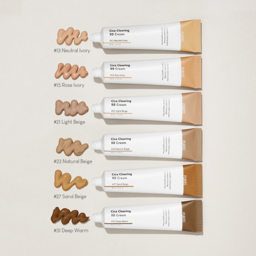 Purito Cica Clearing BB Cream (№15 Rose Ivory) 30 ml ВВ крем с экстрактом центеллы