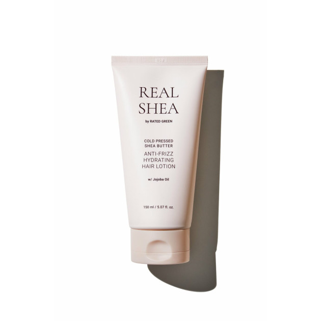 Rated Green Real Shea Cold Pressed Shea Butter Anti-frizz Hydrating Hair Lotion 150ml Зволожуючий лосьйон для волосся з маслом ши