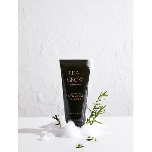 Rated Green Real Grow Anti Hair Loss Extra Volume Shampoo 200ml Шампунь для об'єму волосся та профілактики випадіння