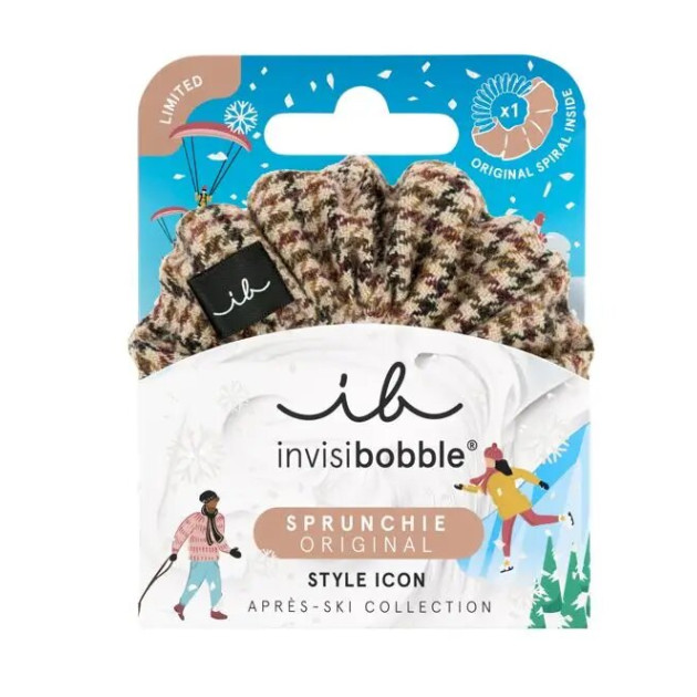 Резинка-браслет для волос invisibobble SPRUNCHIE Apres Ski Jacquard