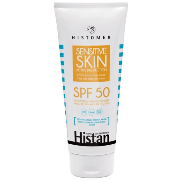 Histomer Histan Sensitive Skin Active Protection SPF50 200ml Сонцезахисний крем для обличчя та тіла