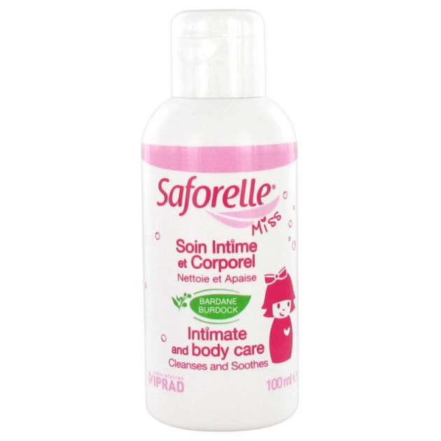 Saforelle Miss Soin Intime et Corporel 100 ml Щоденний гель для інтимної гігієни для дівчаток з 4-х років