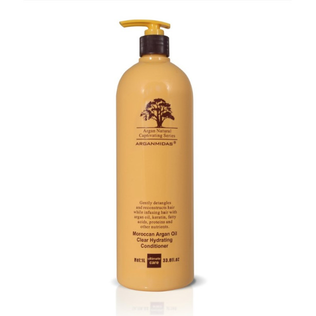 Arganmidas Moroccan Argan Oil Clear Hydrating Conditioner 1000ml Кондиционер для волос увлажняющий