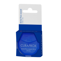 CURAPROX Нить межзубная вощеная с ароматом мяты 50 м.