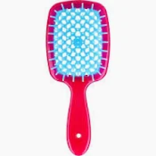 Janeke Small Superbrush The Original 86SP234FUX Щітка Малинова/блакитна