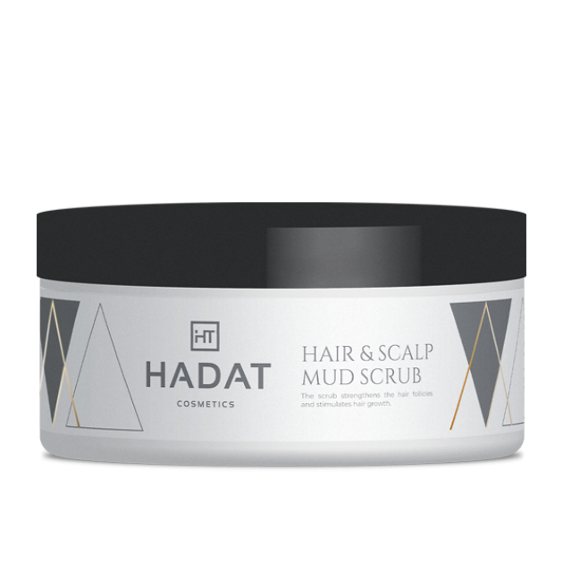HADAT Cosmetics Hydro Hair & Scalp Mud Scrub 300ml Скраб з морською сіллю для волосся і шкіри голови
