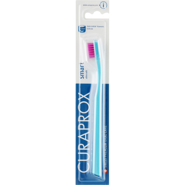 CURAPROX smart ultra soft 5-12 Years Зубна щітка середньої жорткості для дітей  (блакитна)